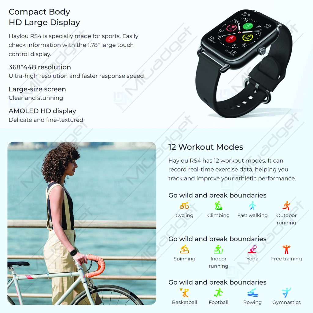 Haylou Rs Rs Ls Ls Smartwatch Amoled Ip Spo Jam Tangan