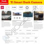 Xiaomi Yi Smart Car Dash Camera ADAS DVR WIFI 165 Degree 1080P 60FPS