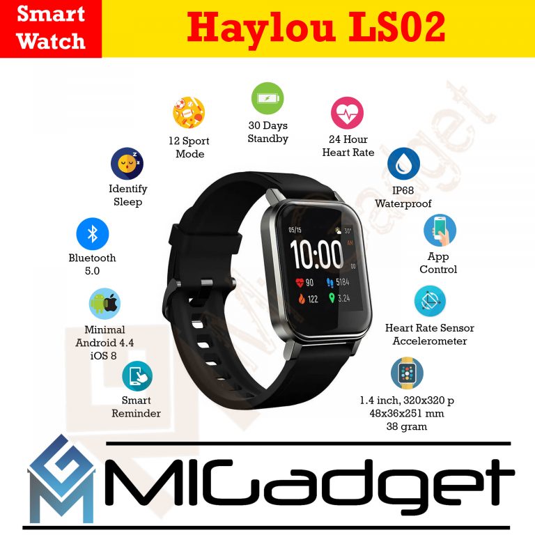 Xiaomi Haylou LS02 LS2 LS 02 LS-02 Haylou Smartwatch 2