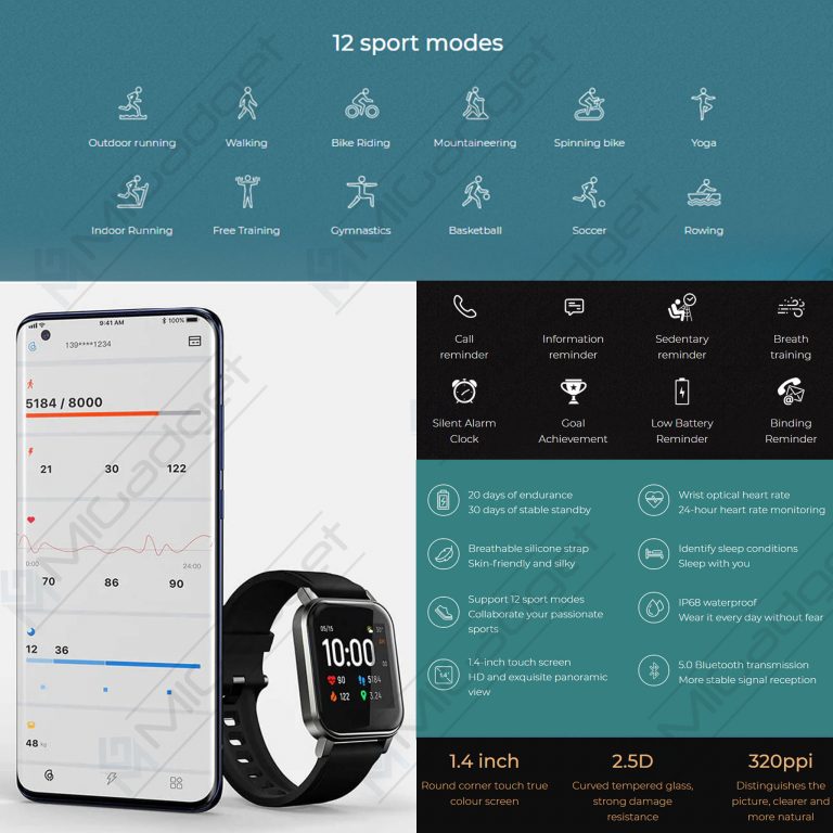 Xiaomi Haylou LS02 LS2 LS 02 LS-02 Haylou Smartwatch 2 International
