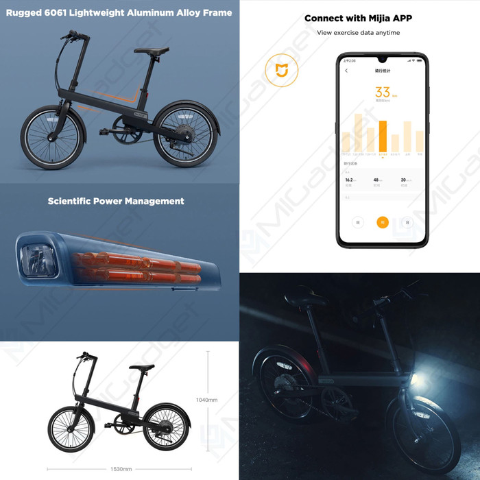 Xiaomi Qicycle EC1 EC 1 Sepeda Elektrik Xiaomi bukan Himo Mi