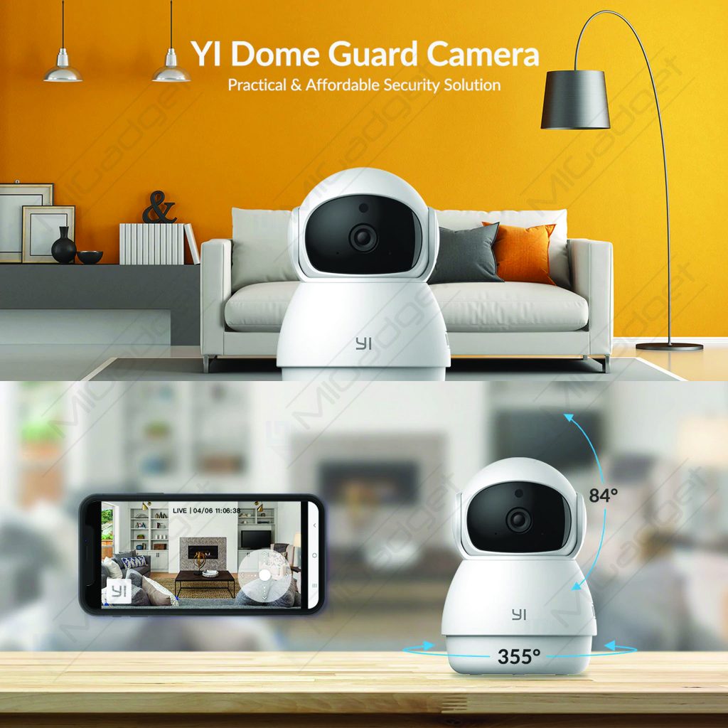 Yi Dome Guard IP Camera CCTV 360 - Mi Gadget Malang