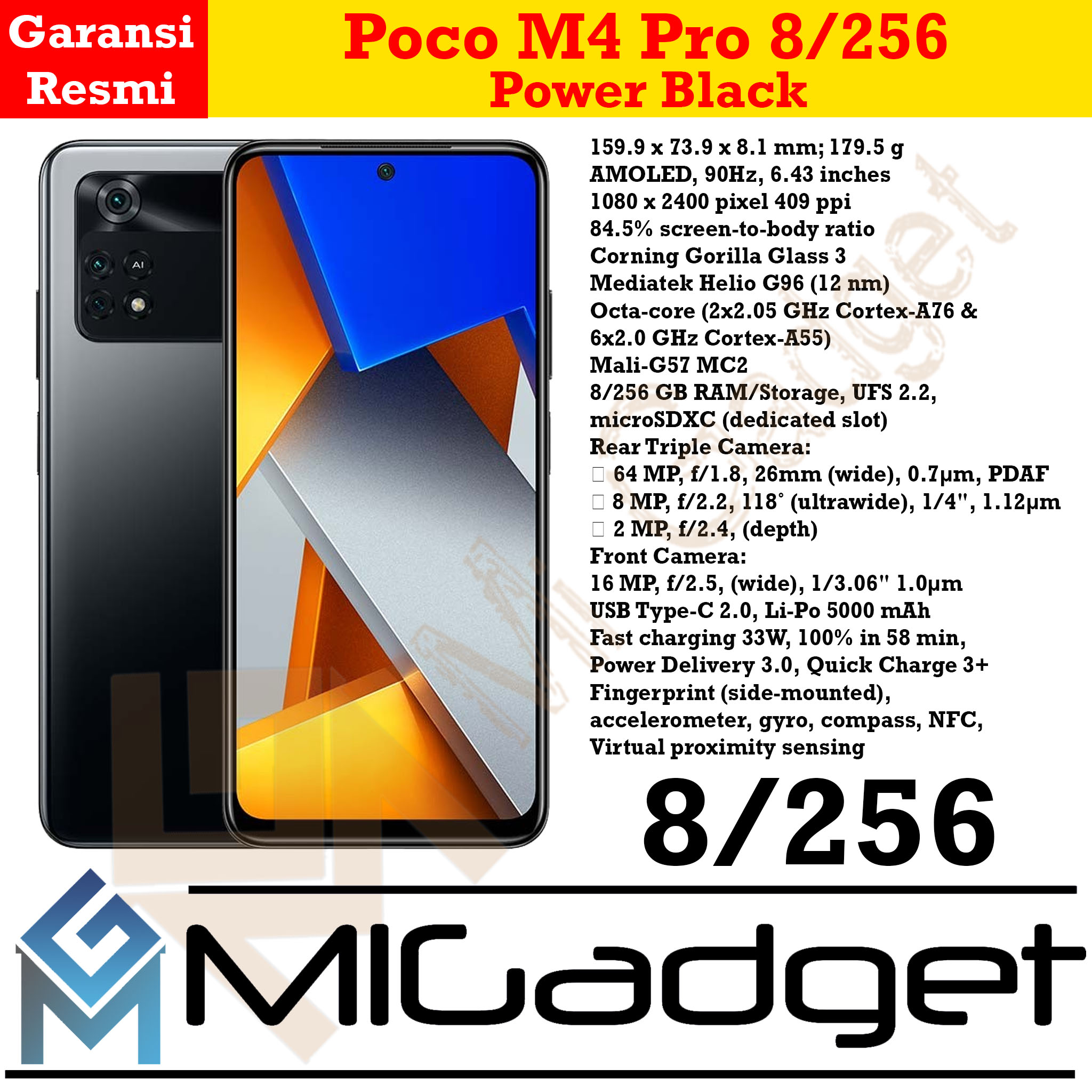 Poco M4 Pro M 4 Pro 8/256 Garansi Resmi - Mi Gadget Malang