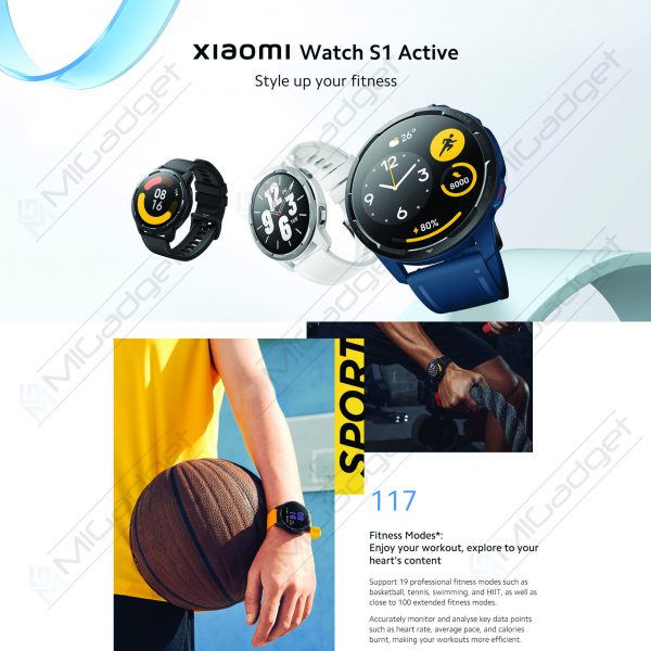 Xiaomi Watch S1 Active Smartwatch Jam 