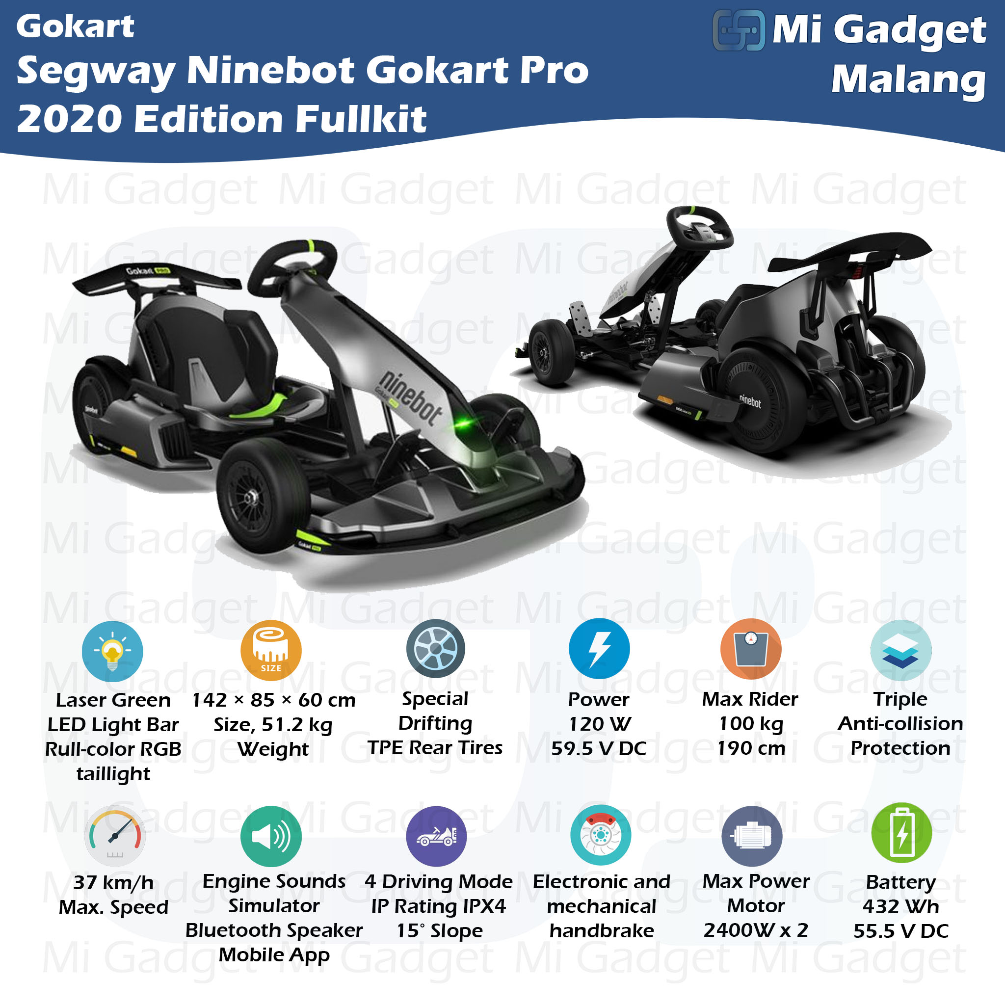 Segway Ninebot GoKart PRO Kart Eléctrico