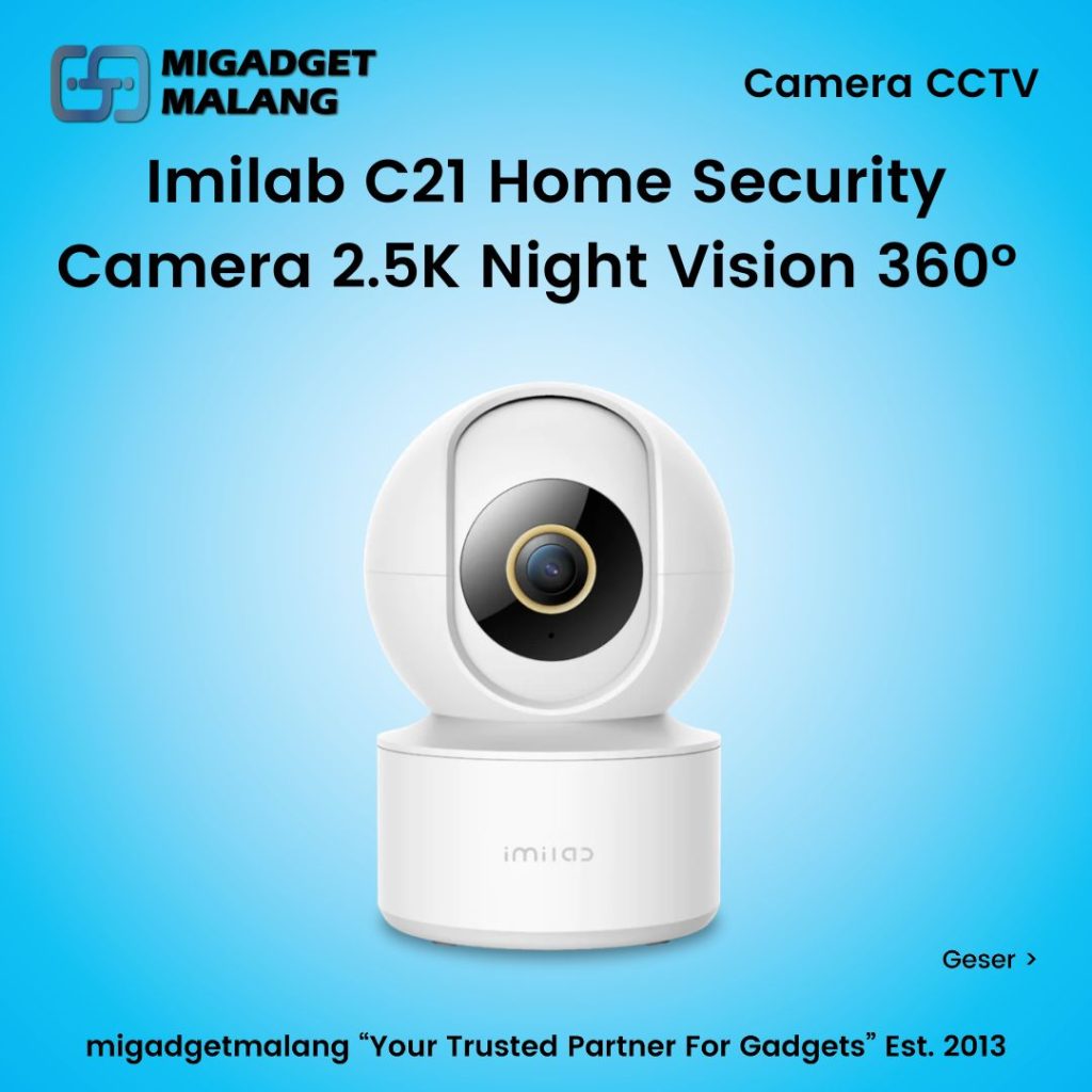 Imilab C21 Home Security Camera 2.5K Night Vision 360° IP Camera CCTV ...
