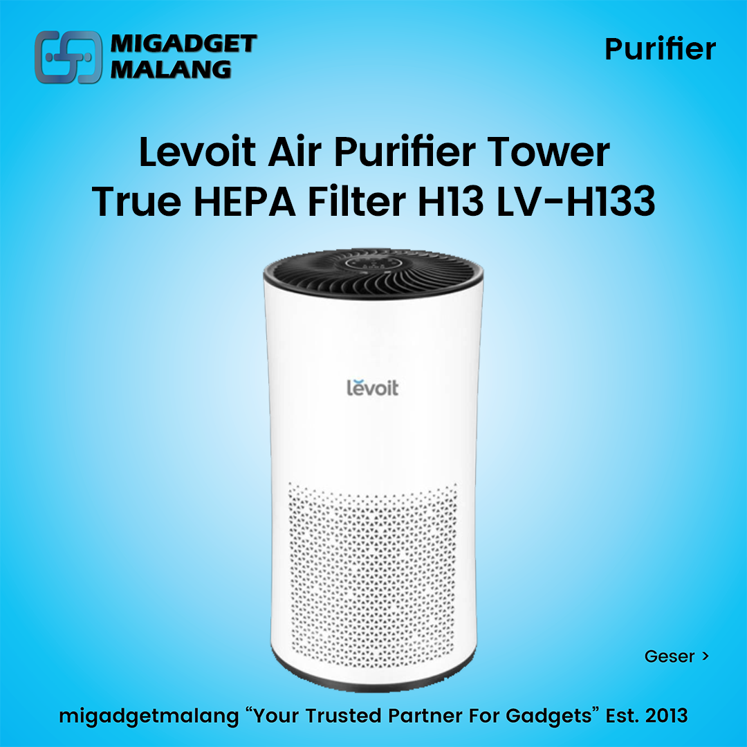 Levoit Tower True HEPA Air Purifier - Black