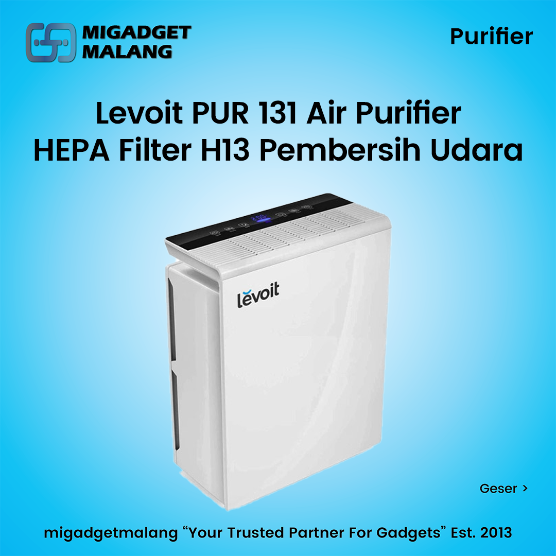 Levoit PUR 131 Air Purifier HEPA Filter H13 Pembersih Udara - Mi