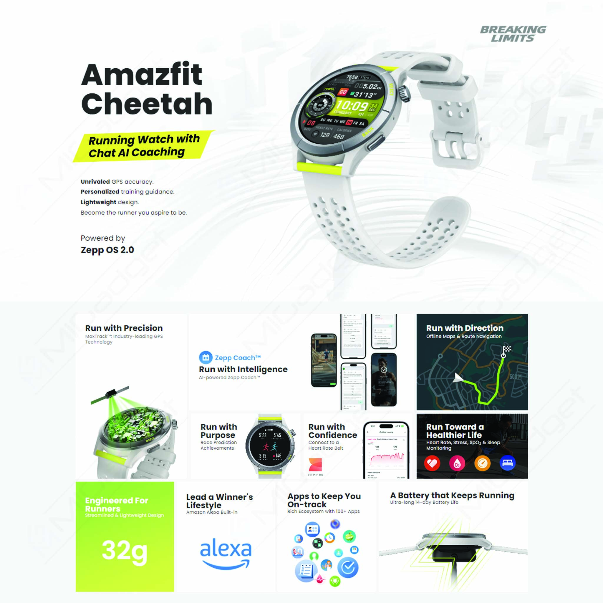 Amazfit Cheetah and Cheetah Pro announced for runners with classic