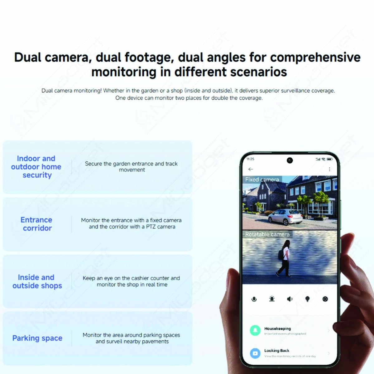Xiaomi Outdoor Camera CW500 Dual Kamera CCTV Dua Arah Tahan Air IP66 Luar Ruangan - Image 8