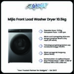 Xiaomi Mijia Front Load Washer Dryer 10.5kg Mesin Cuci Pintar Pengering Cepat Hemat Energi Anti Bakteri - Image 3