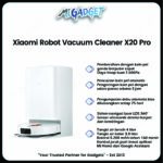 Xiaomi Robot Vacuum Cleaner X20 Pro Pembersih Lantai Otomatis Penghisap Debu Pengering Pel Pintar - Image 3