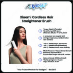 Xiaomi Cordless Hair Straightener Brush Sisir Pelurus Rambut Tanpa Kabel Listrik Portable - Image 3