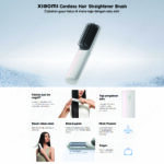 Xiaomi Cordless Hair Straightener Brush Sisir Pelurus Rambut Tanpa Kabel Listrik Portable - Image 4
