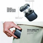 Xiaomi Electric Shaver S200 Alat Cukur Elektrik Pintar Portable Tahan Air IPX7 - Image 5