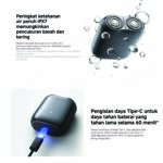 Xiaomi Electric Shaver S200 Alat Cukur Elektrik Pintar Portable Tahan Air IPX7 - Image 7