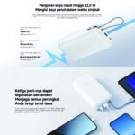 Xiaomi Power Bank 20000mAh Integrated Cable USB C Fast Charging 22.5W - Image 6