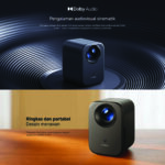 Xiaomi Smart Projector L1 Proyektor Mini Portabel Google TV Android TV Dolby Audio 200 Lumens Full HD 1080p - Image 8