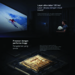 Xiaomi Smart Projector L1 Pro Proyektor Mini Portabel Google TV Android TV Dolby Audio 400 Lumens Full HD 1080p - Image 5