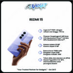 Redmi 15 8/128 8/256 7000mAh 33W 50MP IP64 Garansi Resmi - Image 3