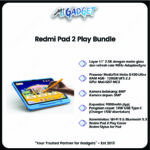 Redmi Pad 2 Play Bundle 4/128 Tablet 11 Inch 2.5K 90Hz 9000mAh 18W dengan Case dan Stylus - Image 3