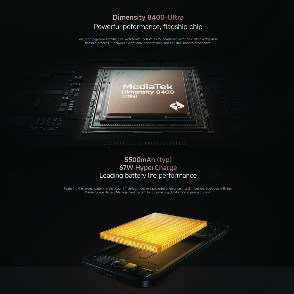 Xiaomi 15T 12/512 Dimensity 8400 Ultra Kamera Leica 50MP HyperCharge 67W 5500mAh - Image 5