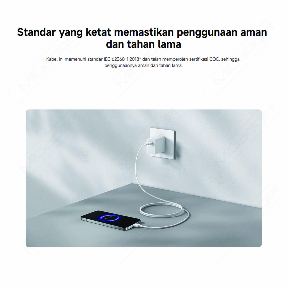 Xiaomi 3A USB-A to USB-C Cable 1m Kabel USB A to C 3A 100cm - Image 6
