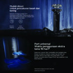 Xiaomi Electric Shaver S301 Alat Cukur Elektrik Pria Tahan Air IPX7 Type-C Baterai Awet - Image 6