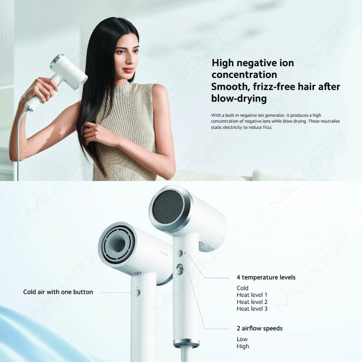 Xiaomi High-speed Ionic Hair Dryer Pengering Rambut Cepat Kering - Image 5