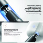 Xiaomi Nose Hair Trimmer Alat Cukur Bulu Hidung Pria Wanita Elektrik Waterproof IPX5 Type-C - Image 6