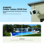 Xiaomi Outdoor Camera CW100 Dual Kamera CCTV Dual Lens 3MP AI Night Vision IP66 - Image 4