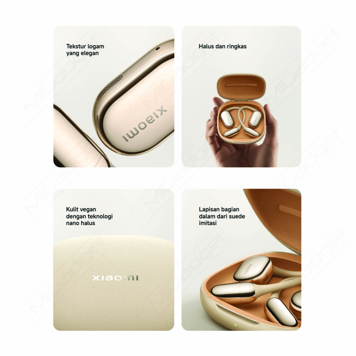 Xiaomi OpenWear Stereo Pro TWS Open-Ear Earbud Wireless Bass Baterai 45 Jam IP54 - Image 5