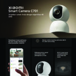 Xiaomi Smart Camera C701 4K UHD Kamera CCTV Keamanan Rumah Night Vision AI Tracking WiFi 6 - Image 4