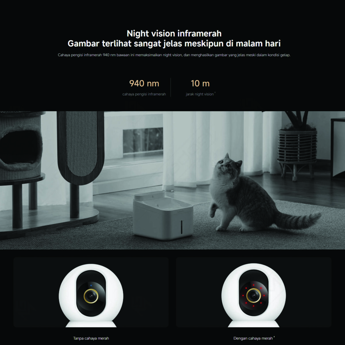Xiaomi Smart Camera C701 4K UHD Kamera CCTV Keamanan Rumah Night Vision AI Tracking WiFi 6 - Image 5