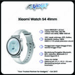 Xiaomi Watch S4 41mm Smartwatch AMOLED NFC Bluetooth Call GPS Tahan Air 5ATM - Image 3
