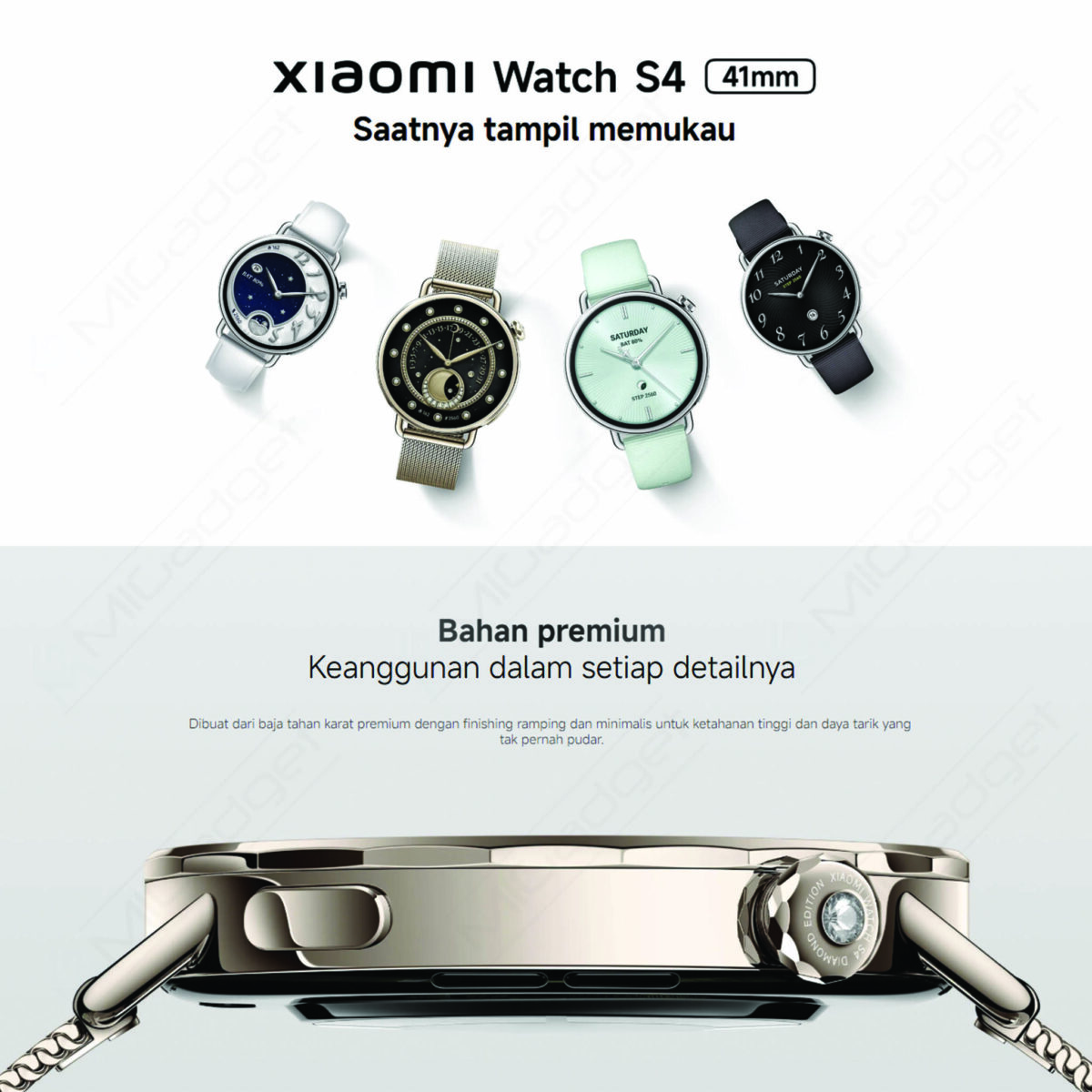 Xiaomi Watch S4 41mm Smartwatch AMOLED NFC Bluetooth Call GPS Tahan Air 5ATM - Image 4