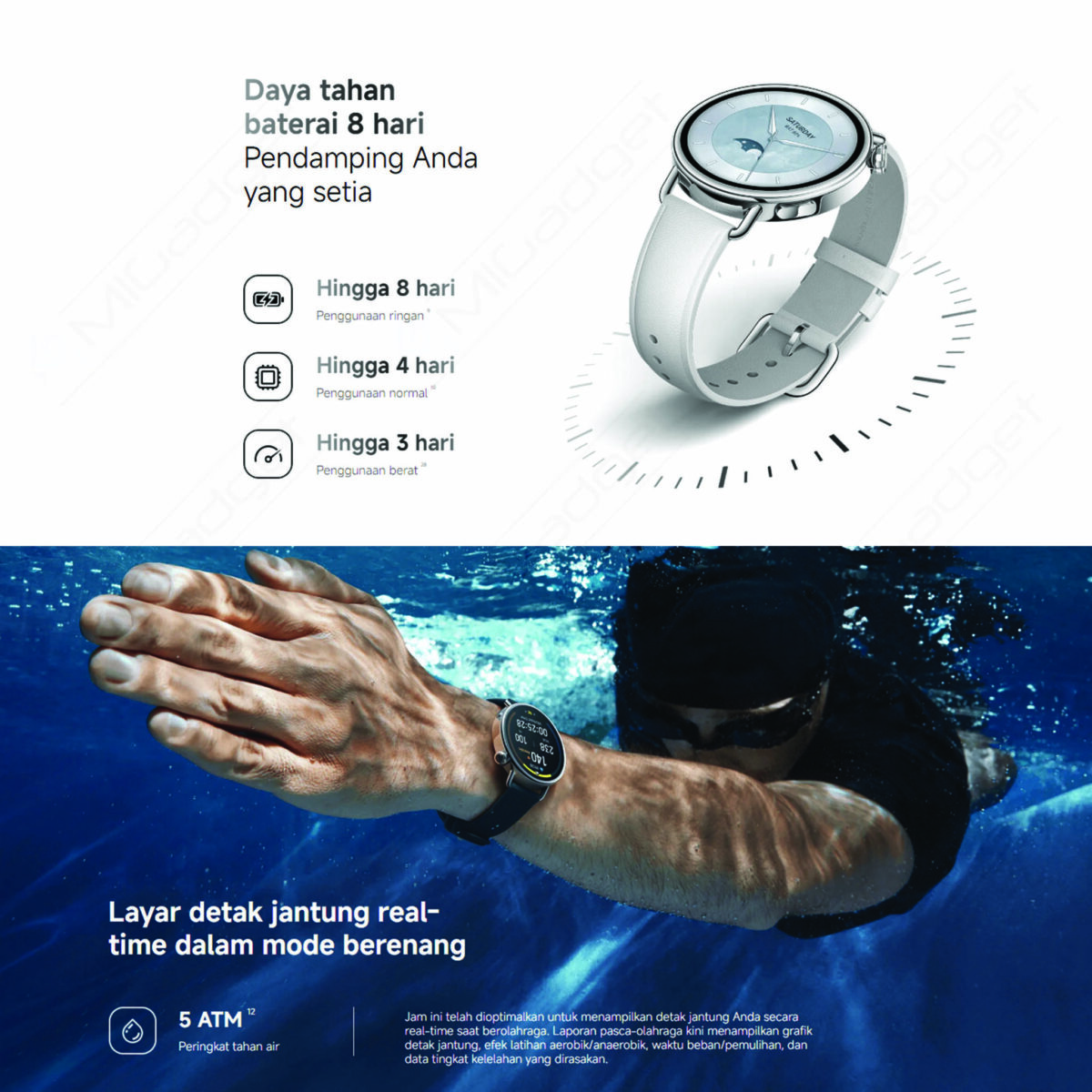 Xiaomi Watch S4 41mm Smartwatch AMOLED NFC Bluetooth Call GPS Tahan Air 5ATM - Image 5