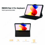 Keyboard Redmi Pad 2 Pro Multifungsi Keyboard Case Casing Baterai Awet - Image 3
