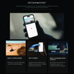 70mai Dash Cam 4K T800 Triple View Kamera Dashcam Dual 4K Depan Belakang Interior Sony STARVIS 2 GPS Parking WiFi 6 - Image 7