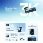 70mai Dash Cam M310 Plus 3K Kamera Mobil 3K WiFi Voice Control Night Vision WDR Parking Mode - Image 4