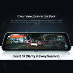 70mai Rearview Dash Cam S410 Spion Digital 9.35” Dual Camera 2.5K 1080P Night Vision - Image 5