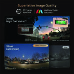 70mai T800 Dashcam 3 Kamera 4K Sony Starvis 2 GPS ADAS WiFi Depan Dalam Belakang - Image 6