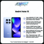 Redmi Note 15 AMOLED 120Hz Kamera 108MP 6000mAh 33W IP64 - Image 3