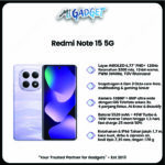 Redmi Note 15 5G AMOLED 120Hz Kamera 108MP 5520mAh 45W IP66 - Image 3