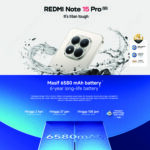 Redmi Note 15 Pro 5G 200MP AMOLED 1.5K 120Hz 6580mAh 45W IP69 - Image 4