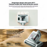 Xiaomi Dust Mite Vacuum Cleaner 2 Pro Anti Tungau Sterilisasi UV 16kPa 500W - Image 6