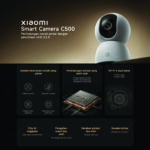Xiaomi Smart Camera C500 3.5K UHD 6MP CCTV Indoor WiFi 6 360° AI Night Vision - Image 4