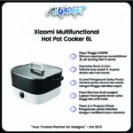 Xiaomi Multifunctional Hot Pot Cooker 6L 2000W Panci Listrik Serbaguna Anti Lengket - Image 3
