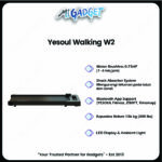 YESOUL Walking W2 Treadmill Lipat Rumah Bluetooth App ZWIFT Max 136kg - Image 3