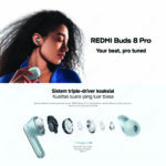 Redmi Buds 8 Pro TWS ANC Wireless Earbuds 55dB Hi-Res Audio LDAC Dolby Bluetooth 5.4 - Image 4